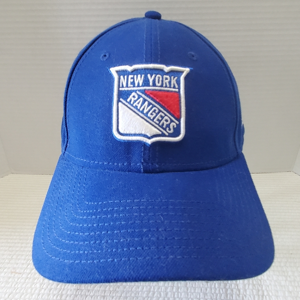 New York Rangers Hockey NHL New Era 9Forty Baseball Strapback Hat Cap Blue